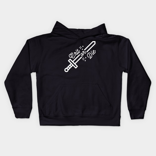 Crit or Die DnD Kids Hoodie by ballhard